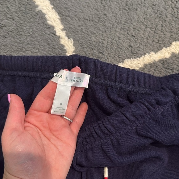 AQUA X Venus Williams Navy Sweatpants With Piping - Picture 4 of 5